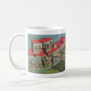 Vintage GROSSE Postkarte, Ft. Myers Florida Kaffeetasse