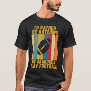 Vintage Großeltern schauen eher Grandkids Footba z T-Shirt