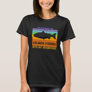 Vintage Großeltern schauen meinen Grandsonnen Lach T-Shirt