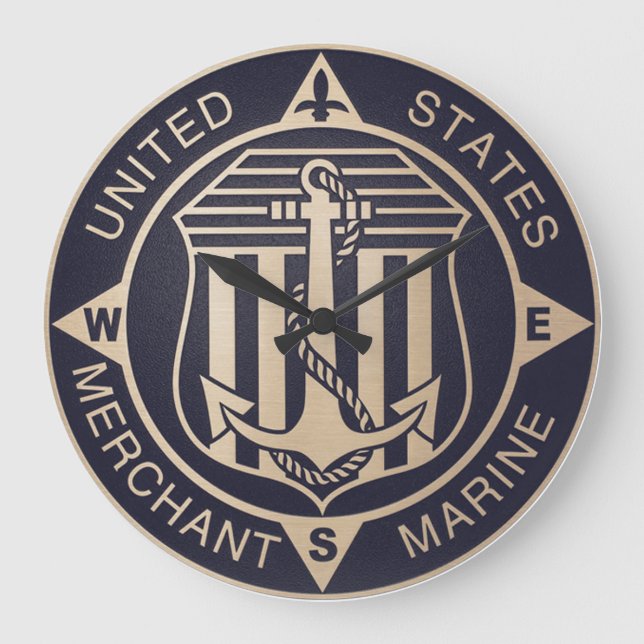 Vintage Großuhr Große Wanduhr (Vorderseite)