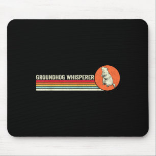 Vintage Groundhog-Flüsterer Ground Hog Tag Männer Mousepad