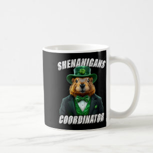 Vintage Groundhog Leprechaun Ground Hog Tag St. Pa Kaffeetasse