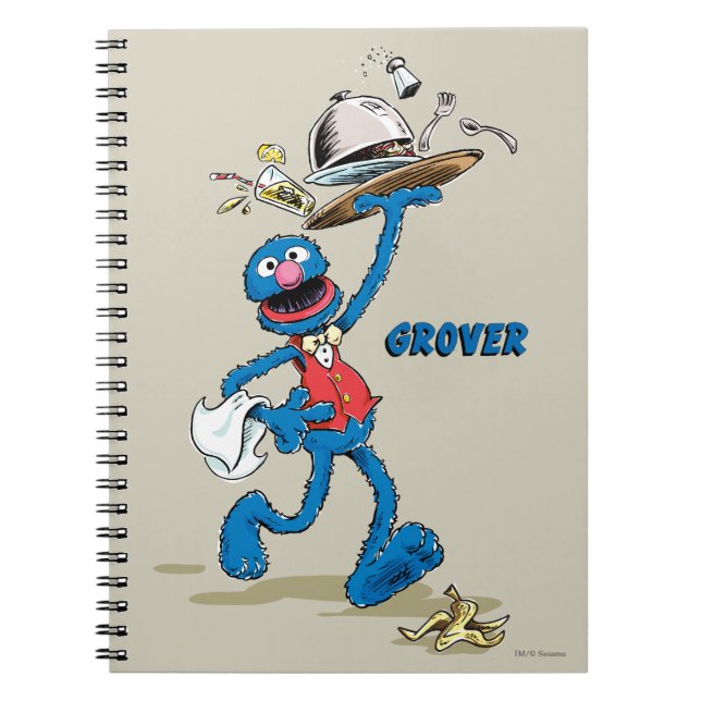 Vintage Grover der Kellner Notizblock (Vorderseite)
