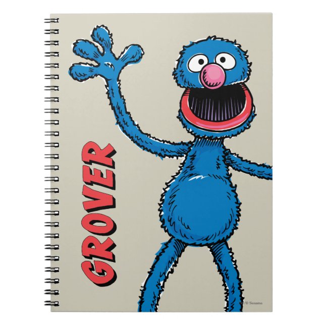 Vintage Grover Notizblock (Vorderseite)