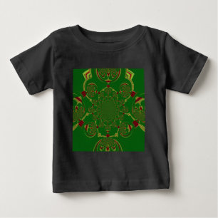 Vintage Grün Baby T-shirt