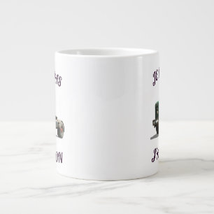Vintage-Gründer-LKW – Retro-Illustration eines Tru Jumbo-Tasse