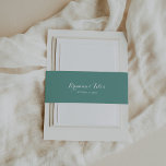 Vintage Grüne Hochzeit Einladungsbanderole<br><div class="desc">Diese Vintage kalligraphische grüne Hochzeitseinladung Bauchband ist perfekt für eine rustikale Hochzeit. Das Design ist mit handgemalten Aquarellfarben und grünem Hintergrund gestaltet. Machen Sie sich diese Bauchbänder mit den Namen der Braut und des Bräutigams und dem Hochzeitstag zu Ihren eigenen Bands.</div>