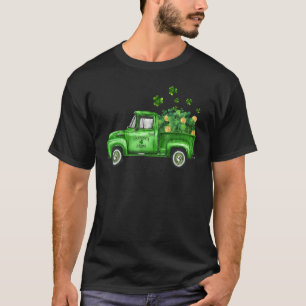 Vintage Grüne LKW Kleeblätter St. Patrick's Day 20 T-Shirt
