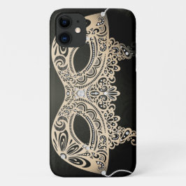 Vintage Grüne Perle Elegante Masquerade Case-Mate iPhone Hülle