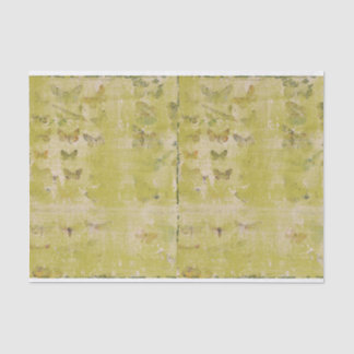 Vintage Grüne Schmetterlinge Shabby Chic Decoupage Seidenpapier