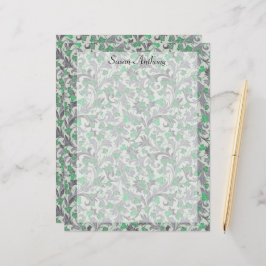 Vintage grüne Weinberge auf Trellis-Papier