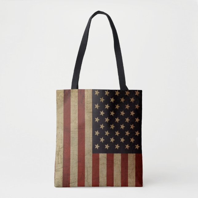 Vintage Grunge American Flag (Vorderseite)