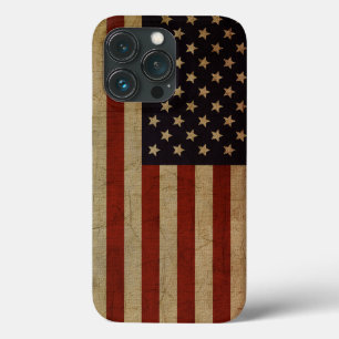 Vintage Grunge amerikanische Flagge Case-Mate iPhone Hülle