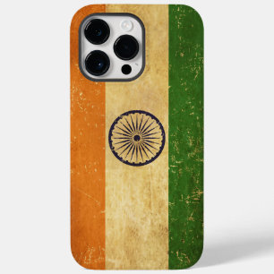Vintage Grunge der indischen Flagge Case-Mate iPhone 14 Pro Max Hülle