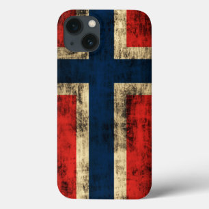 Vintage Grunge-Flagge von Norwegen Case-Mate iPhone Hülle