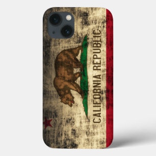 Vintage Grunge-Kalifornien-Flagge Case-Mate iPhone Hülle