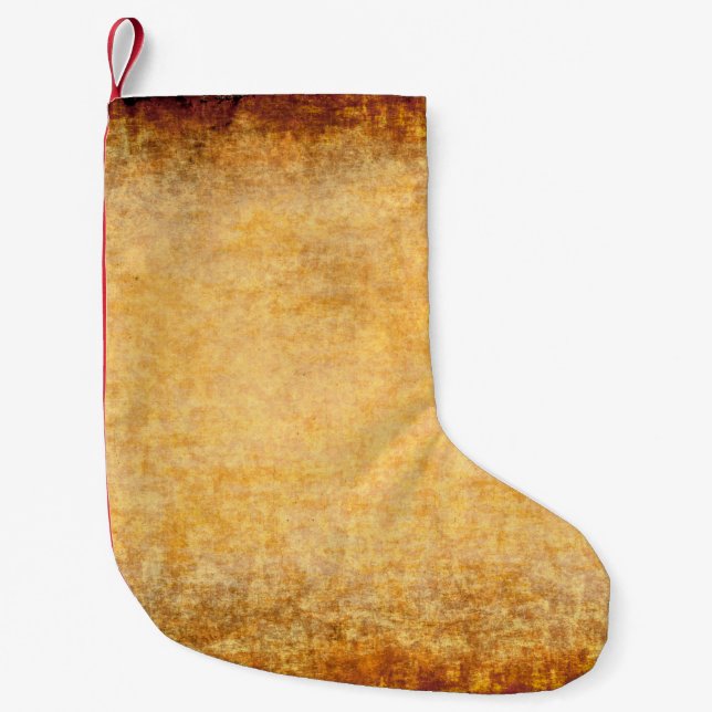 Vintage Grunge Kleiner Weihnachtsstrumpf (Vorderseite)