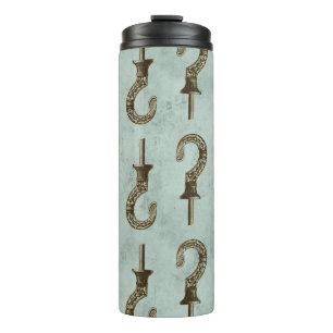 Vintage Grunge Pirat Thermosbecher