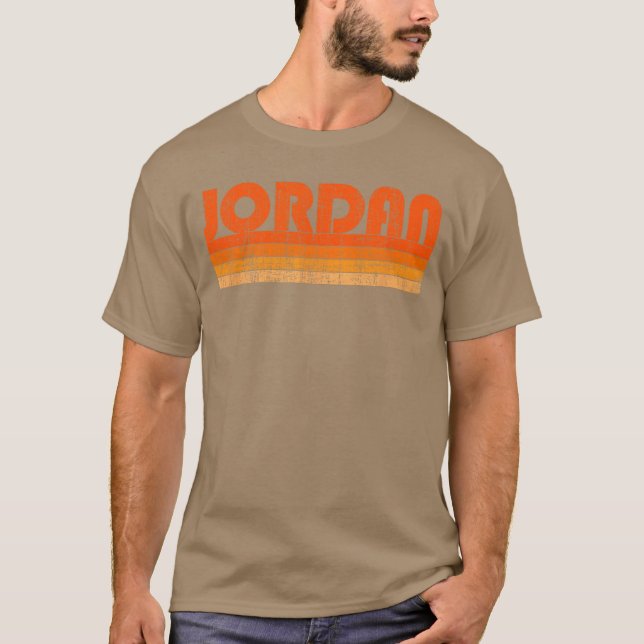 Vintage Grunge Style Junge T-Shirt (Vorderseite)