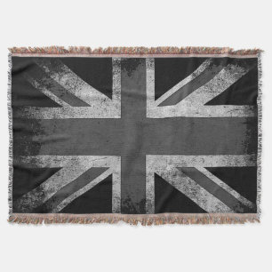 Vintage Grunge UK-Flagge Decke