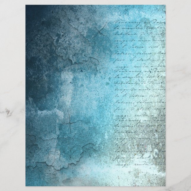 Vintage Grunge und Kalligraphie (Vorderseite)