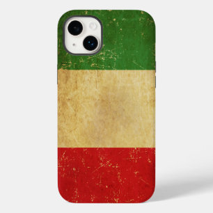 Vintage Grunge unter italienischer Flagge Case-Mate iPhone 14 Plus Hülle