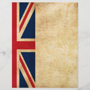 Vintage Grunge Vereinigtes Königreich Flagge Flyer