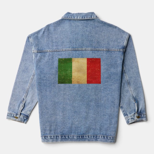 Vintage Grunge Women's Jeansjacke (Rückseite)
