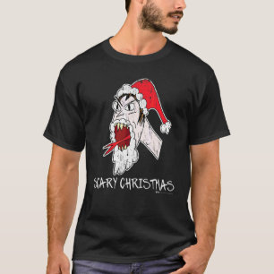 Vintage Grusel Weihnachten Schlangenzunge Anti T-Shirt