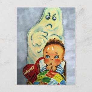 Vintage Gruselige Valentinstag Postkarte