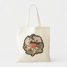 Vintage gruseliger Flamingo Halloween-Design