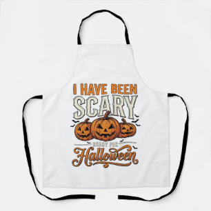 Vintage-gruseliger-Halloween-Kürbis-Shirt-Entwurf_ Schürze