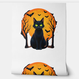 Vintage Gruseliger Weihnachtskatzenkostüm Retro-Ka Tapete