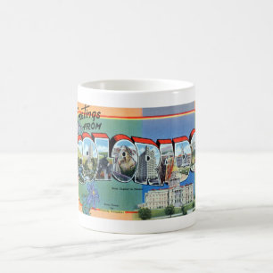 Vintage-Grüße aus Colorado Reiseplakat Kaffeetasse