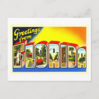 Vintage Grüße aus Florida