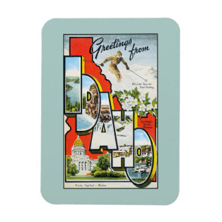 Vintage Grüße aus Idaho Magnet