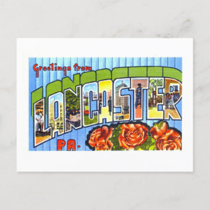 Vintage Grüße aus Lancaster, Pennsylvania, Postkarte