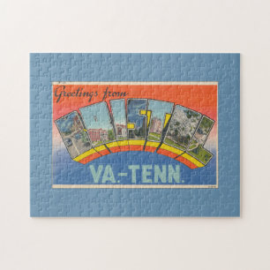 Vintage Grüße von Bristol Postcard Puzzle
