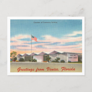 Vintage Grußkarten aus Venice, Florida Postkarte