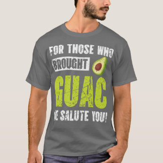 Vintage Guacamole Classic Rock Musik Pun Avocado G T-Shirt