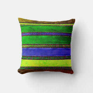 Vintage Guatemala Regenbogen-Wurfkissen Kissen