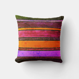 Vintage Guatemala Regenbogen-Wurfkissen Kissen