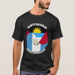 Vintage guatemaltekische Antiguanische Flagge Anti T-Shirt