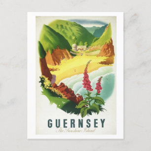 Vintage Guernsey The Sunshine Island Postkarte