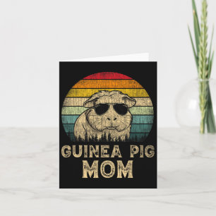 Vintage Guinea Schweinefleisch Mama Guinea Schwein Karte