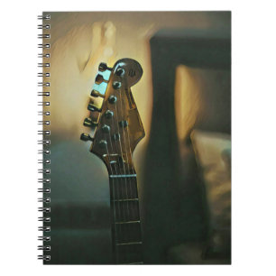 Vintage guitar gifts notizblock