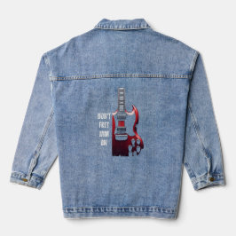 Vintage Guitarren Jeansjacke