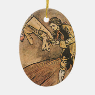 Vintage Gullivers Reisen von Arthur Rackham Keramikornament