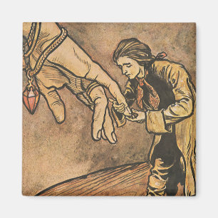 Vintage Gullivers Reisen von Arthur Rackham Magnet