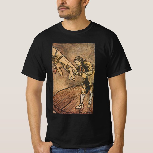 Vintage Gullivers Reisen von Arthur Rackham T-Shirt (Vorderseite)